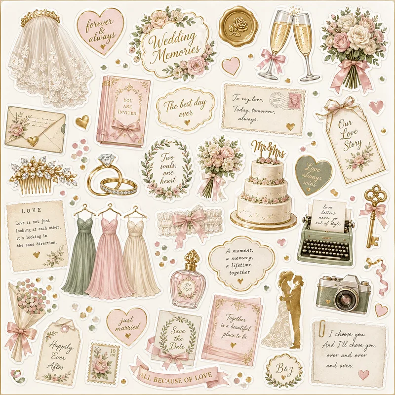 Wedding Memories — Ticket & Postmark Collection (1:1)