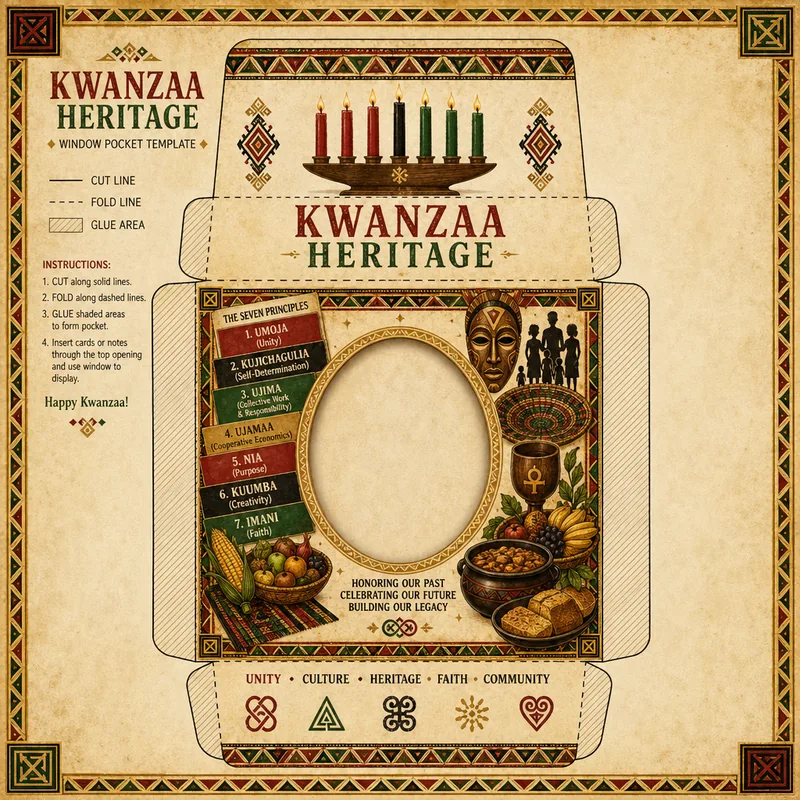 Kwanzaa Heritage — Window Pocket (1:1)