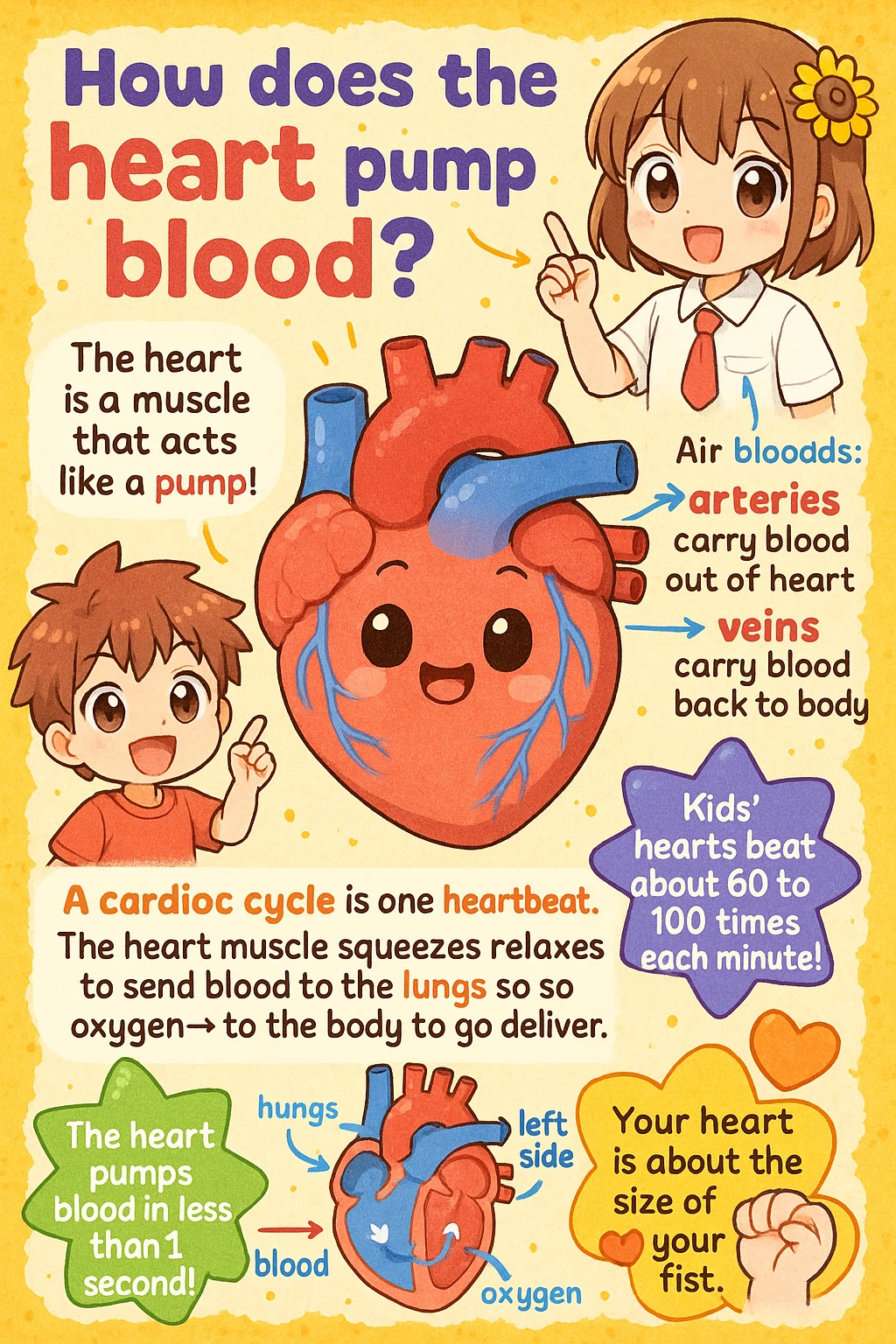 20250519_1656_Heart Pumping Explained_simple_compose_01jvkzetqtenmt8zkxm2pam0ft